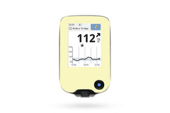 Pastel Yellow Sticker - Freestyle Libre Reader for diabetes CGMs and insulin pumps
