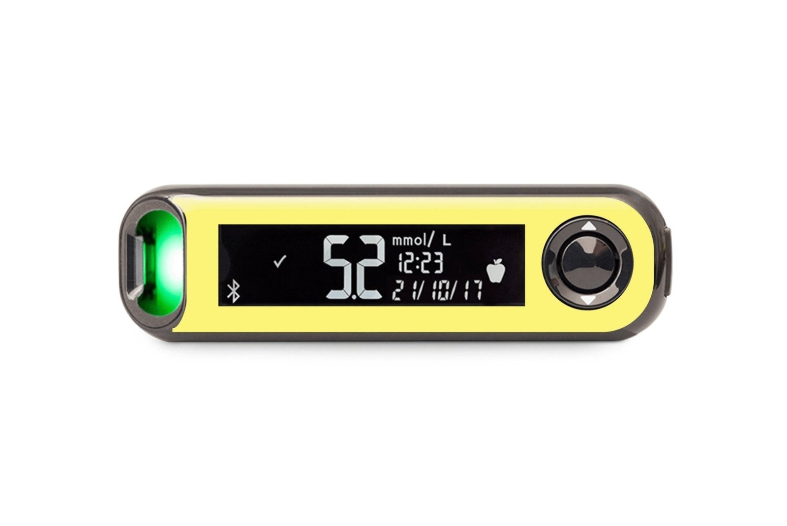 Pastel Yellow Sticker for Contour Next One diabetes CGMs and insulin pumps