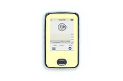 Pastel Yellow Sticker for Dexcom G6 / One Receiver diabetes CGMs and insulin pumps