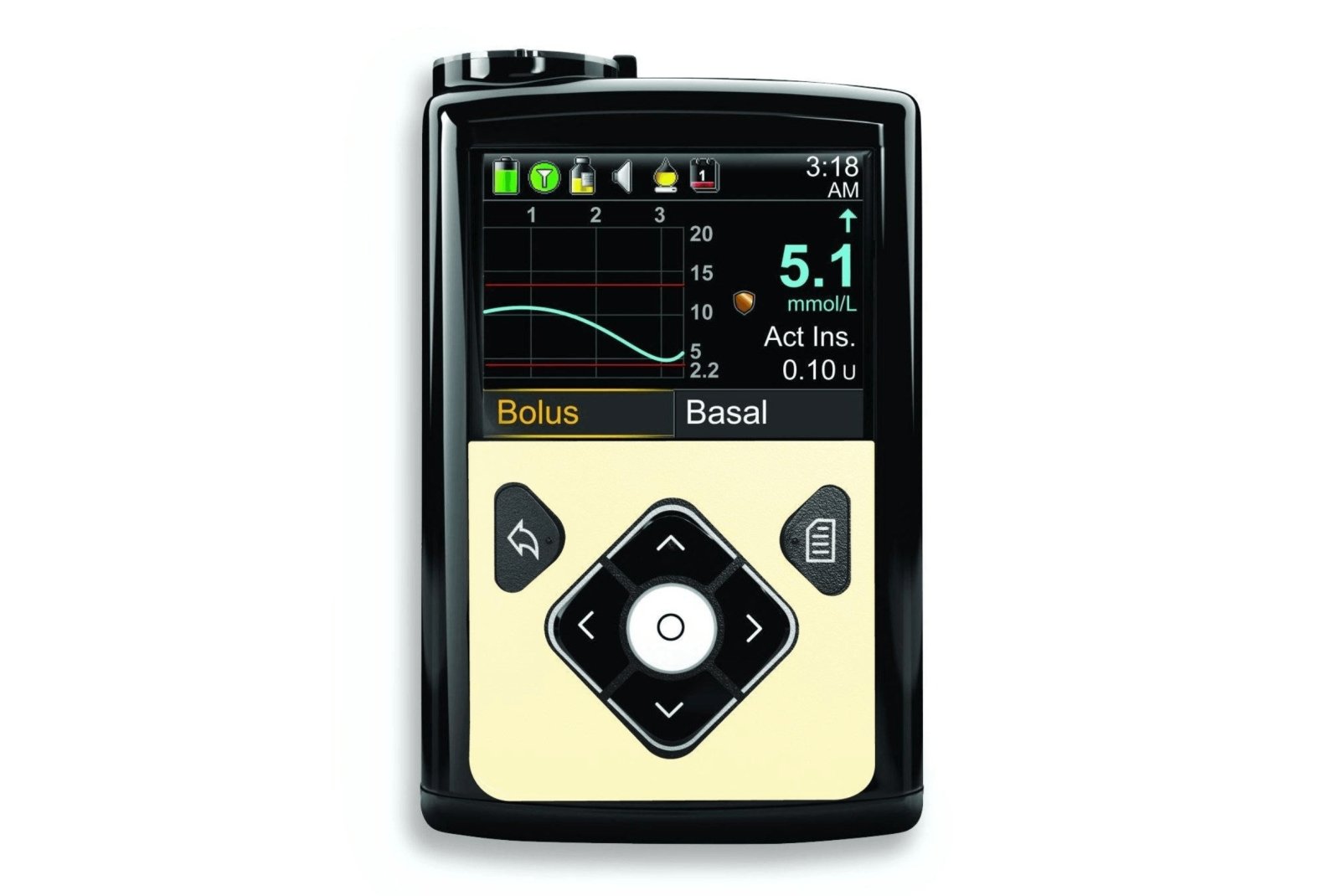 Pastel Yellow Sticker for Medtronic Minimed 640g, 680g, 780g diabetes CGMs and insulin pumps