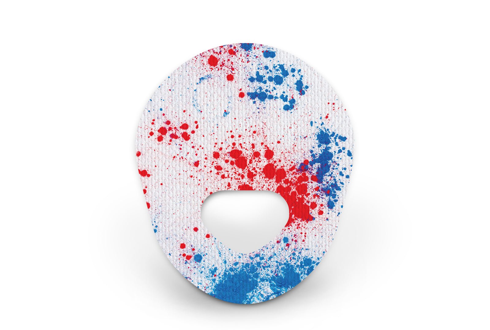Patriot Paint Splash Patch for Guardian Enlite diabetes CGMs and insulin pumps