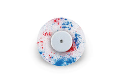 Patriot Paint Splash Patch for Freestyle Libre 2 diabetes CGMs and insulin pumps