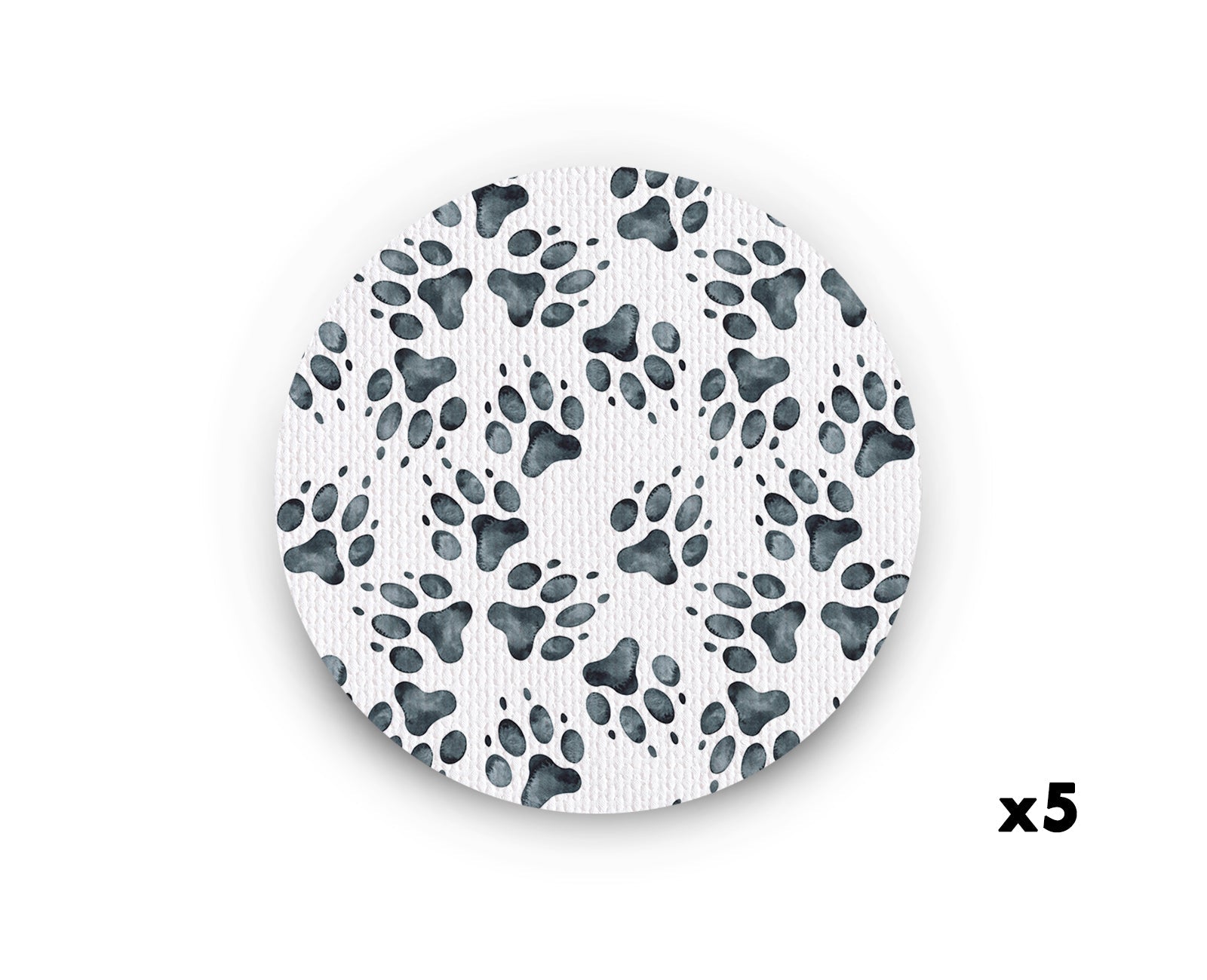 Paw Print Patch for Freestyle Libre 3 diabetes CGMs and insulin pumps