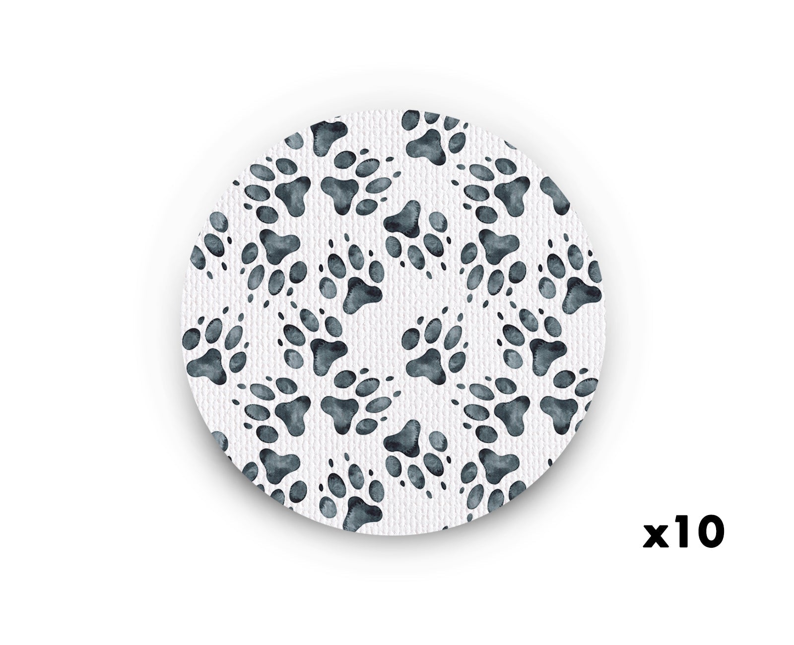 Paw Print Patch for Freestyle Libre 3 diabetes CGMs and insulin pumps