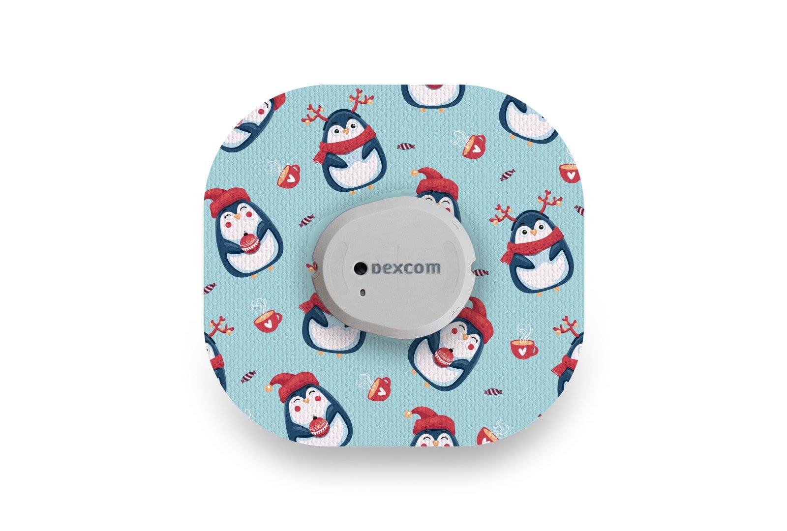 Penguins Patch for Dexcom G7 / One+ diabetes CGMs and insulin pumps