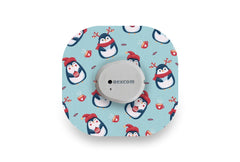 Penguins Patch for Dexcom G7 / One+ diabetes CGMs and insulin pumps