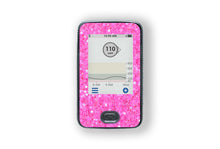  Pink Glitter Sticker - Dexcom G6 Receiver for diabetes supplies and insulin pumps