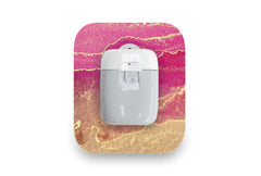 Pink Marble Patch for Medtrum Pump diabetes supplies and insulin pumps