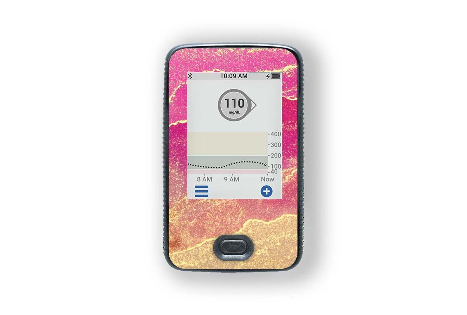 Pink Marble Sticker for Dexcom G6 / One Receiver diabetes supplies and insulin pumps