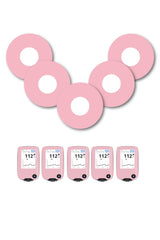 Pink Pastel Patches Matching Set for Freestyle Libre diabetes CGMs and insulin pumps