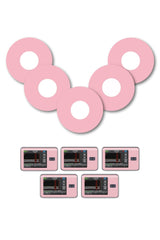 Pink Pastel Patches Matching Set for Freestyle Libre diabetes CGMs and insulin pumps