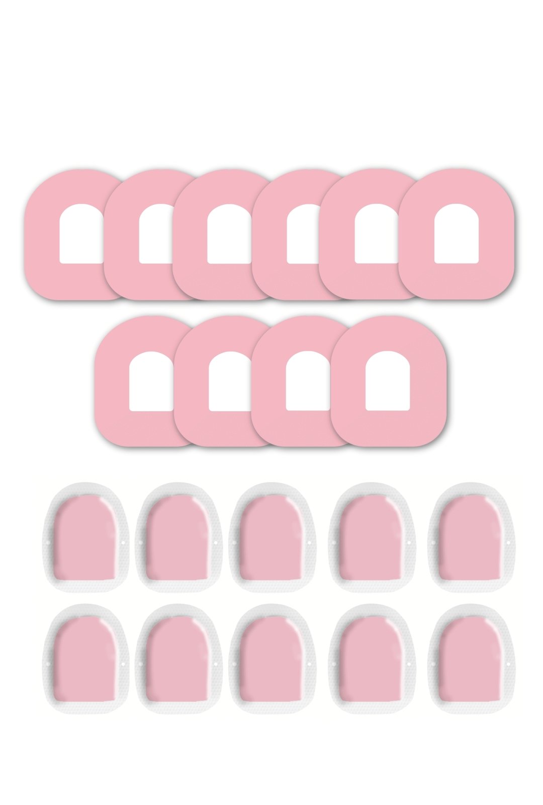 Pink Pastel Patches Matching Set for Omnipod diabetes CGMs and insulin pumps