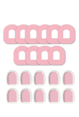 Pink Pastel Patches Matching Set for Omnipod diabetes CGMs and insulin pumps