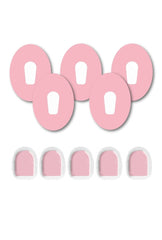 Pink Pastel Patches Matching Set for Dexcom G6 diabetes CGMs and insulin pumps