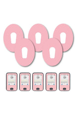 Pink Pastel Patches Matching Set for Dexcom G6 diabetes CGMs and insulin pumps