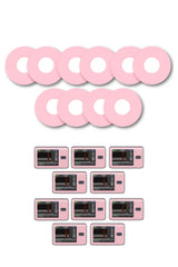 Pink Pastel Patches Matching Set for Freestyle Libre diabetes CGMs and insulin pumps