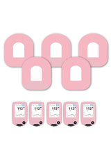 Pink Pastel Patches Matching Set for Omnipod diabetes CGMs and insulin pumps