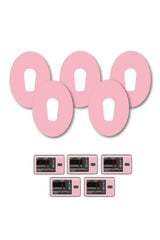 Pink Pastel Patches Matching Set for Dexcom G6 diabetes CGMs and insulin pumps