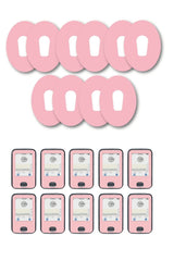 Pink Pastel Patches Matching Set for Dexcom G6 diabetes CGMs and insulin pumps