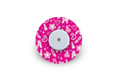 Pink Power Patch for Freestyle Libre diabetes supplies and insulin pumps
