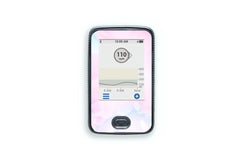 Pink Sky Sticker for Dexcom G6 / One Receiver diabetes CGMs and insulin pumps