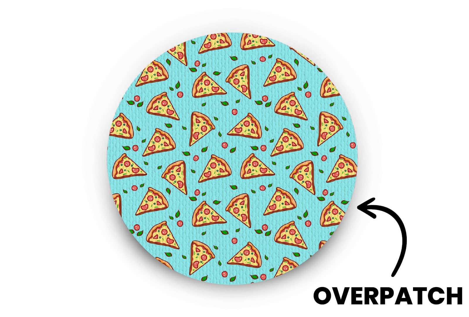 Pizza Patch for Freestyle Libre 2 diabetes CGMs and insulin pumps