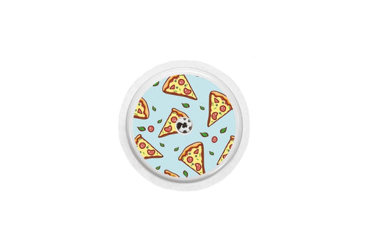 Pizza Sticker for Freestyle Libre 1, 2, or 2+ diabetes CGMs and insulin pumps