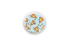 Pizza Sticker for Freestyle Libre 1, 2, or 2+ diabetes CGMs and insulin pumps