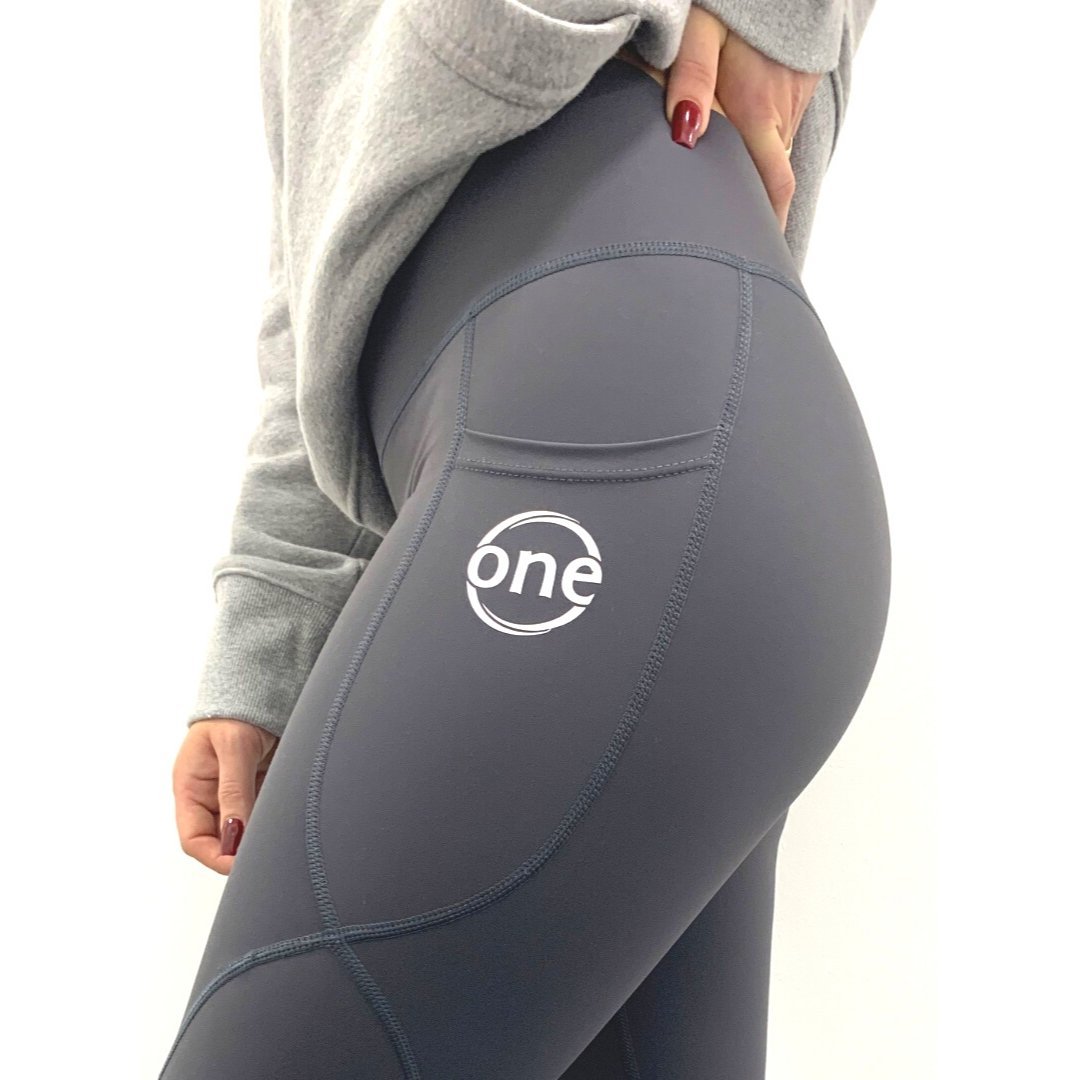 Shop Premium Icon Leggings - Charcoal today - Protect your CGM - Trusted by  thousands like you – Type One Style
