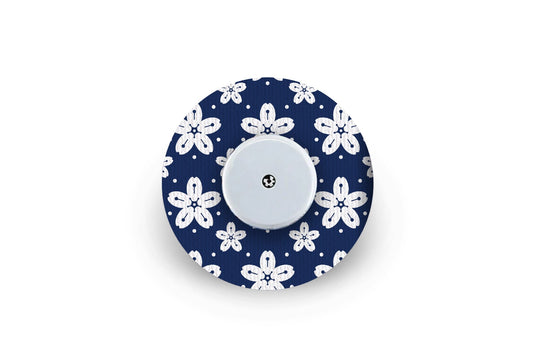 Pretty Little Flowers Patch - Freestyle Libre for Single diabetes CGMs and insulin pumps