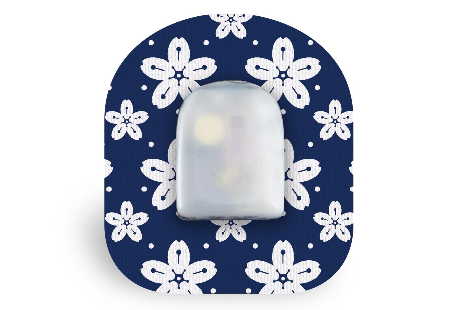 Pretty Little Flowers Patch - Omnipod for Single diabetes CGMs and insulin pumps