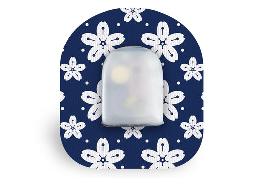 Pretty Little Flowers Patch - Omnipod for Single diabetes CGMs and insulin pumps