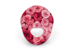 Pretty Pink Rose Patch for Guardian Enlite diabetes CGMs and insulin pumps