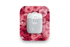 Pretty Pink Rose Patch for Medtrum Pump diabetes CGMs and insulin pumps