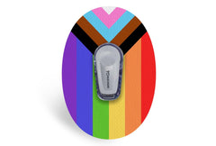 Pride Progression Patch for Dexcom G6 / One diabetes CGMs and insulin pumps