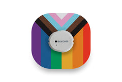 Pride Progression Patch for Dexcom G7 / One+ diabetes CGMs and insulin pumps