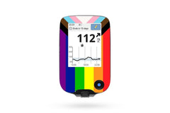 Pride Progression Sticker - Freestyle Libre Reader for diabetes CGMs and insulin pumps