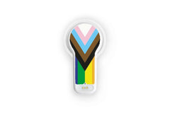 Pride Progression Sticker - MiaoMiao2 for diabetes CGMs and insulin pumps