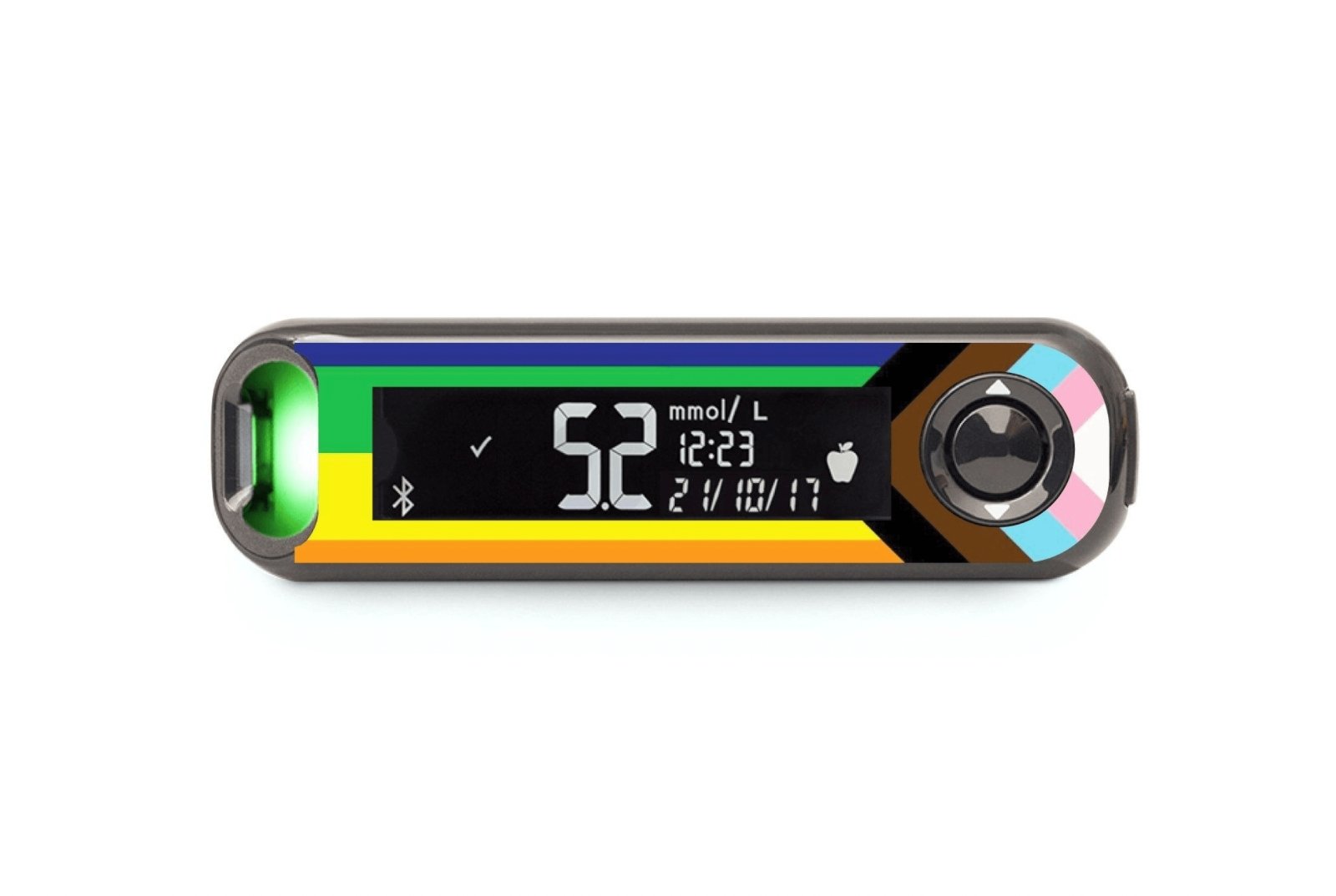 Pride Progression Sticker for Contour Next One diabetes CGMs and insulin pumps