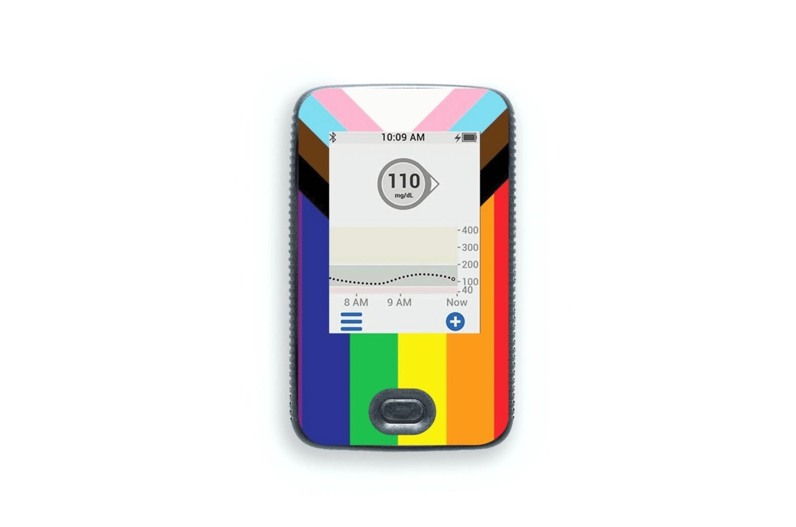 Pride Progression Sticker for Freestyle Libre Reader diabetes CGMs and insulin pumps