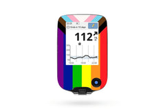 Pride Progression Sticker for Dexcom G6 / One Receiver diabetes CGMs and insulin pumps