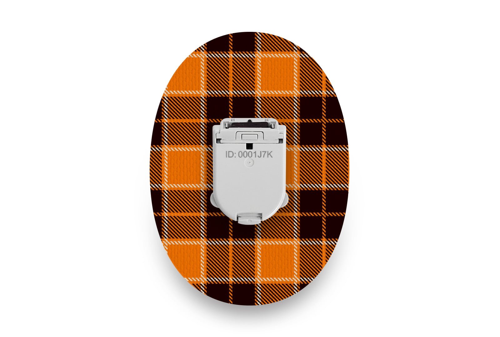 Pumpkin Plaid Patch for Glucomen Day diabetes supplies and insulin pumps