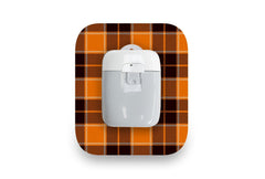 Pumpkin Plaid Patch for Medtrum Pump diabetes supplies and insulin pumps