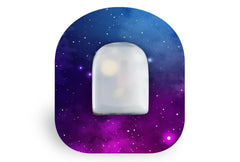 Purple Nebula Patch for Omnipod diabetes CGMs and insulin pumps