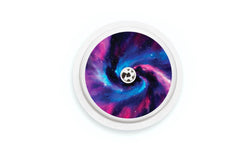 Purple Nebula Sticker - Freestyle Libre 1, 2, or 2+ for diabetes CGMs and insulin pumps