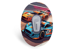 Race Car Patch for Dexcom G6 / One diabetes supplies and insulin pumps