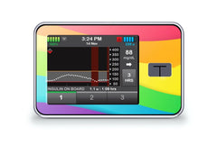 Rainbow Sticker - T-Slim for diabetes CGMs and insulin pumps