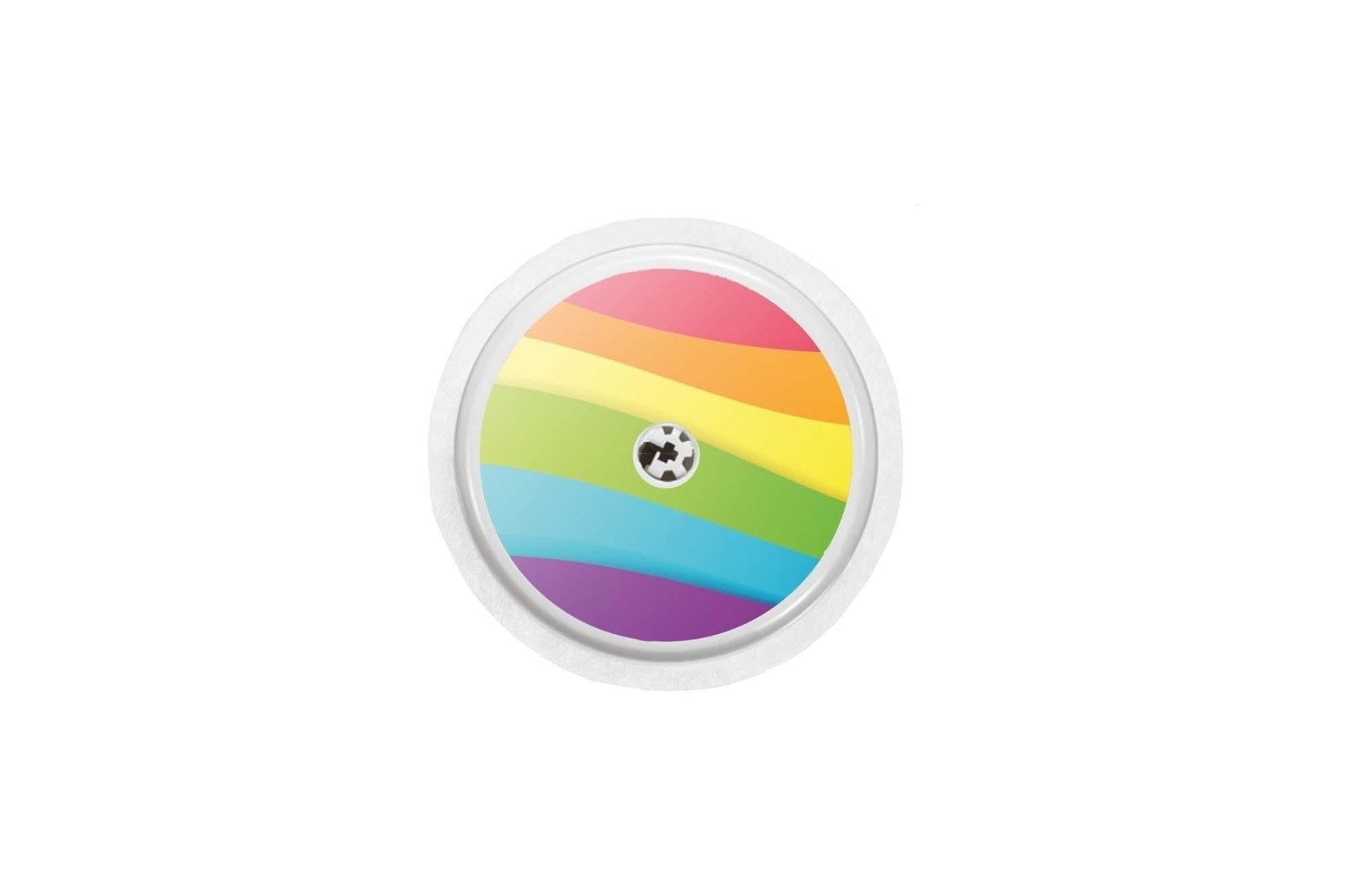 Rainbow Sticker for Freestyle Libre 1, 2, or 2+ diabetes CGMs and insulin pumps