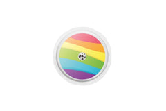 Rainbow Sticker for Freestyle Libre 1, 2, or 2+ diabetes CGMs and insulin pumps
