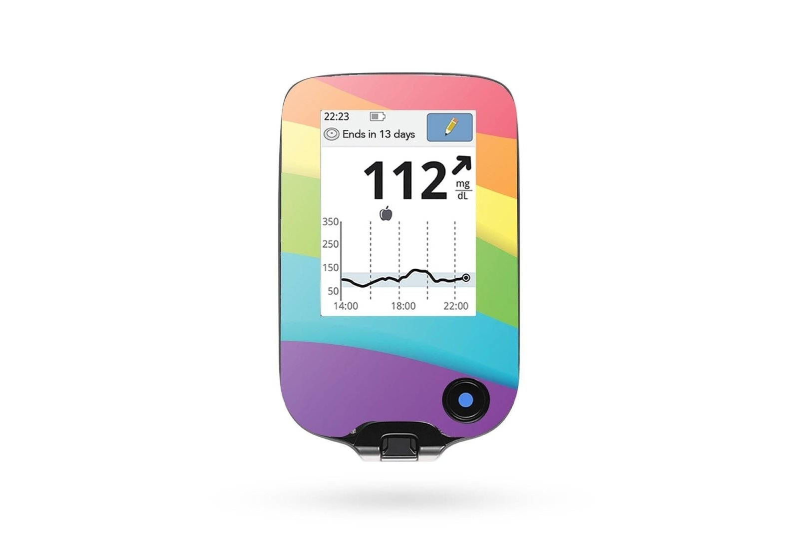 Rainbow Sticker for Medtronic Minimed 640g, 680g, 780g diabetes CGMs and insulin pumps
